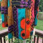 Vintage 90s Reina Art Wear Sears Blazer Top Deadstock New Shoulder Pads L Large Red Size 12 Photo 1