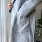 Reiss  Millie Wool Blend Longline Overcoat, Grey, Size 6 Photo 6
