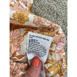 American Eagle Floral Tiered Ruffle Cut Out Back Romper L Photo 8