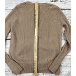 Alexander Wang T by  Brown Button Down Knit Sweater Cardigan V-Neck Cotton Sz‎ S Photo 3