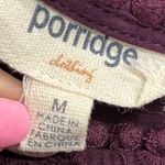 Porridge for Anthropology M plum purple Elegant eyelet Lace Women's Top boho Size M Photo 1