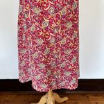 EXPRESS Vintage 90s Y2K Sleeveless Red Paisley Midi Dress Photo 6