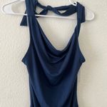 Michael Stars NEW Karina Midi Dress Navy Nocturnal Medium Photo 4