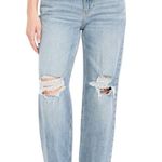Old Navy NEW  Mid Rise Boyfriend Denim Jeans Distressed SIZE 00 Photo 0