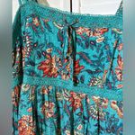 Maurice's size Large Paisley and lace mini dress sundress Photo 7