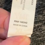 Ymi  Juniors Dark Gray Cropped Hooded Shirt- Size XL Photo 6