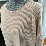 Calia by Carrie Underwood Blush Pink Ribbed Chenille Sweater XL Photo 3
