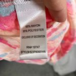 Counterparts  Floral Crochet Trim Long Sleeve Blouse Womens XL Pink‎ Peach New Photo 6