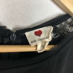 One Clothing  Black Shift Dress with Gold Shoulder Detail S Photo 2