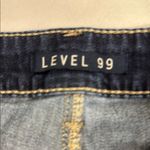 Level 99 Blue Jean Shorts Distressed Cut Photo 3