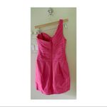 BCBGMAXAZRIA Hot pink taffeta BCBG cocktail dress Photo 3