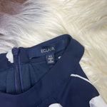 Eclair navy blue floral sleeveless dress sz XS Blue Photo 3