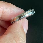 4mm pink crystal Love You woman ring size 9 Photo 4