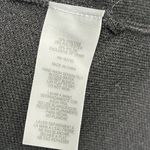 Sioni Medium Solid Black Open Front‎ Cardigan Blazer Feather Trim Sleeves Detail Photo 6