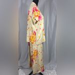 Liz Claiborne Floral Spring Long Skirt & Fitted Blouse Suit Outfit Sz 12 M EUC Photo 3