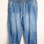 Maurice's Wide Leg Denim Crop Jeans High Waisted Size 18W Photo 0