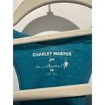 Smartwool Charley Harper  Racerback Women's Tank Medium Blue Geometric 100% Wool Photo 2