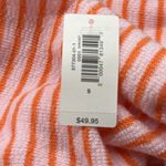 Gap LOVE by NWT Pink Orange Striped Textured Hooded Terry Long Sleeve Top Photo 7