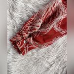 Banjanan Flowy 100% Silk Mini Dress Orange Red Floral Size Small Photo 10