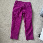 Gap Fuchsia Straight Khaki High-Rise Pants Photo 3