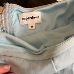 superdown  Light Blue Avery Strapless Romper Photo 3