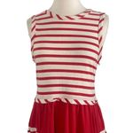 Marc by Marc Jacobs MARC JACOBS Fit Flare Dress Red Striped Bodice Sleeveless Retro Mod Sailor Sz S Photo 2