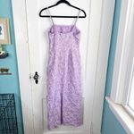 12th Tribe Ingrid Purple 3D Textured Floral Maxi Dress NEW Size Small S Flirty Photo 9