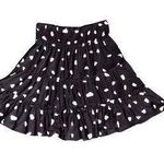 ASOS  Black and White Polka Dot Skirt Photo 0