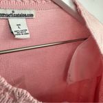 American Vintage Vintage Y2K Cottagecore Pink Floral Sweater Cardigan Size Large Coquette Photo 6