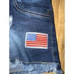Gypsy 05 True Gypsy Jean Shorts Denim‎ Women's Juniors Size 5 USA American Flag Stretch Photo 1