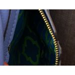 orYANY Leather Satchel Bag Periwinkle Braided Tassel Crossbody Tote Quiet Luxury Blue Photo 9