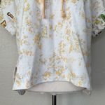 Anthropologie  Daily Practice Emrbroidered Short Sleeves Hoodie Photo 5