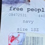Free People Free‎ People Chunky Scarf Navy NWT Photo 2