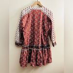 Veronica Beard  Jesila patchwork mini dress long sleeve flowy peasant M Photo 2