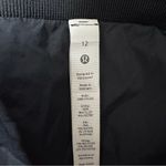 Lululemon Short Insulated Bomber Jacket Black Coat Water Repellent Size 12 NWT Photo 9