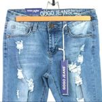 Gogo Jeans - Mid Rise Distressed Ankle Jeans Photo 3