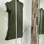 St. Tropez  West women basic t-shirt khaki olive cotton blend Sz XS Photo 6