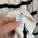 Talbots Striped Cotton Blend Sweater Size XL Nautical Gold Buttons Photo 4