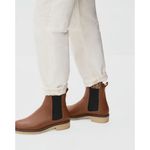 Everlane  The Italian Leather Chelsea Boots in Tobacco Mismatched L 7 R 6.5 New Photo 3