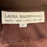 Laura Madrigano Set Size 8 Jacket and Skirt Brown Photo 5