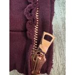 Frank & Eileen Frank‎ & Eileen Tee Lab Burgundy Asymmetrical Zip Up Size Medium. Photo 5