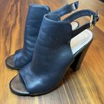 ALDO  Womens Noassa Heeled‎ Sandal, Black Leather, 6.5 Photo 2