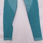 Amazon  Branded Blue Full Belly Panel Athletic Seamless Maternity Leggings Photo 2