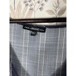 FIKA the Brand Women's Striped Long Sleeve‎ Romper – Navy/White – Size Medium Blue Photo 4