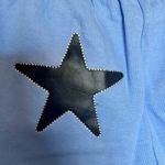 PINK - Victoria's Secret  Fleece High Rise Sweat Shorts Seascape Blue Stars Bling S Photo 6