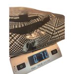 Talbots  3X Black White Houndstooth Button Top Roll Tab Sleeve Semi Sheer Tunic Photo 12