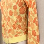 Raya Sun NWOT  bright floral mesh zip up hoodie. Sz small Photo 1