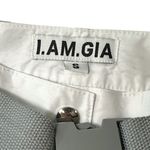 I am gia I.AM.GIA | Small | Halo Pant White Silver Reflective Cargo Parachute Jogger Photo 6