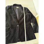 Loft Women’s Classic Black Velvet Blazer Suit Jacket 10 Holiday Christmas Photo 4
