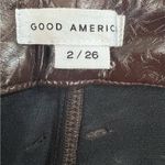 Good American NWT - Better Than Leather Faux Leather Pants - Size 2/26 Photo 5